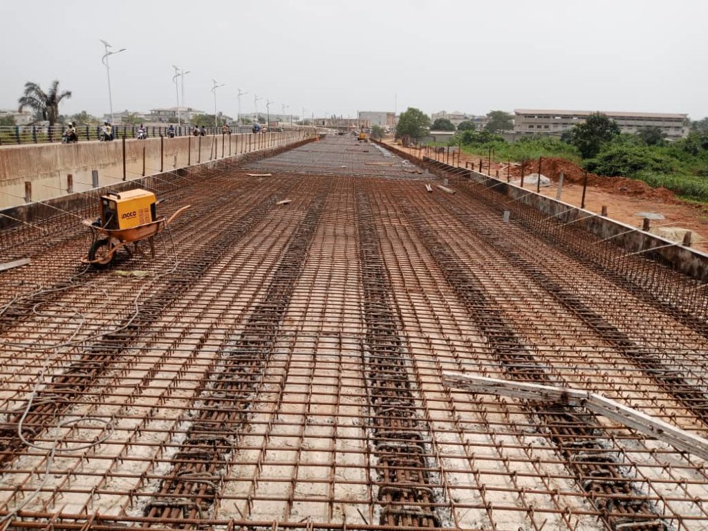 EBOMAF-BENIN: Le deuxième pont de Hèvié est à 85% de taux de réalisation