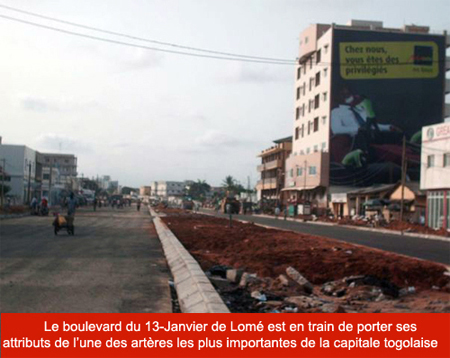 EBOMAF à l’ouvrage à Lomé : Même avec la pluie, les travaux continuent