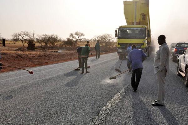 Mahamadou Bonkoungou,  Président du Groupe EBOMAF à propos du chantier de la RN 14, Koudougou-Dédougou : « Sauf cas de force majeure, le délai de mars 2013 sera tenu »