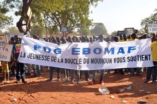 Construction de la route nationale 14: La jeunesse de la Boucle du Mouhoun soutient EBOMAF