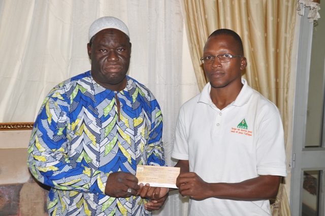 Grant of scholarships: Souleymane Sanogo receives his third cheque