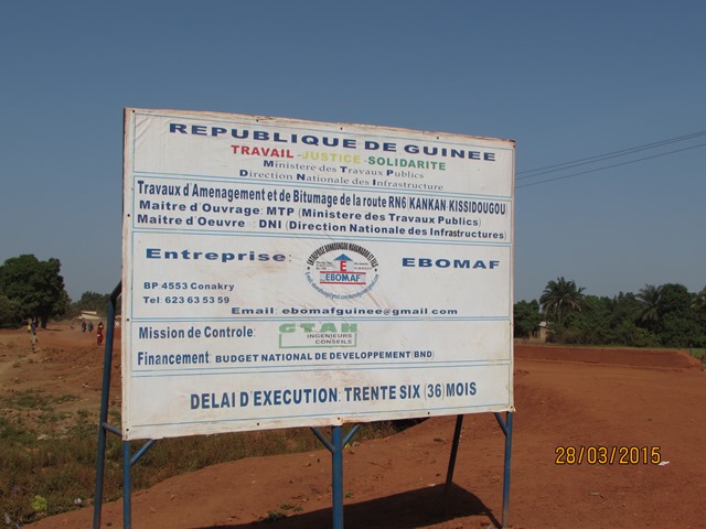 EBOMAF-GUINEE : Kankan-Kissidougou affichent des indicateurs très probants