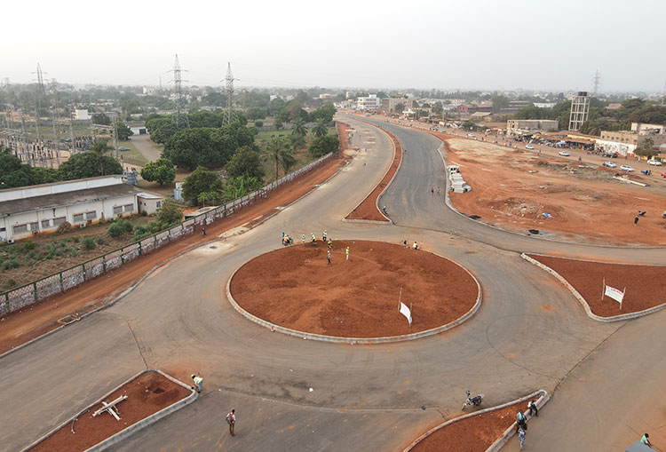 EBOMAF-TOGO : De l'exploit sur le chantier Lomé-Kpalimé