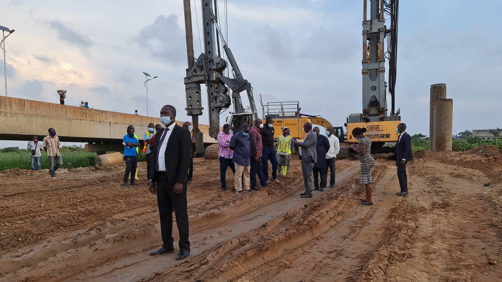 EBOMAF-BENIN: L'exécution des chantiers du Sud s'accélère à 100 à l'heure Cococodji-Hèvié-Ouèdo-Calavi-Kpota