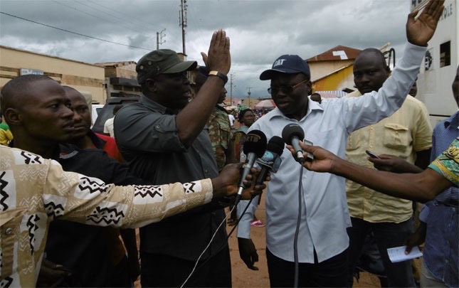 EBOMAF-BENIN : Le député Rachidi Gbadamassi  agréablement surpris de la bonne exécution du chantier Parakou-Wèwè