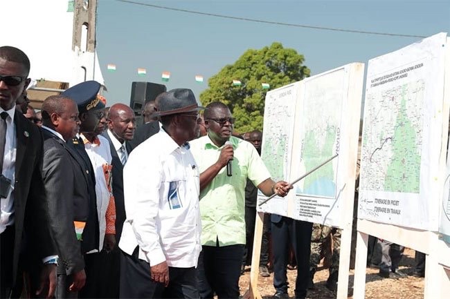 EBOMAF-CI: Lancement des travaux de la route Bouaké - Satama-Sokoro